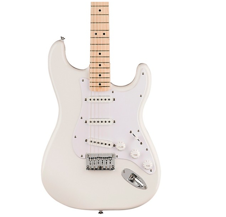 Squier Stratocaster 2002年製 ホワイトカラー Polar White の Squier Tom Delonge Stratocaster (2002 年) : r